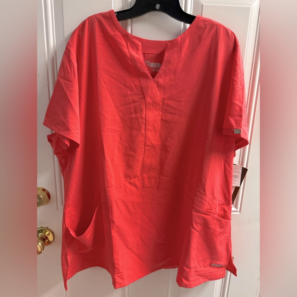 Grey’s Anatomy Coral color Uniform Top 3XL By Barco